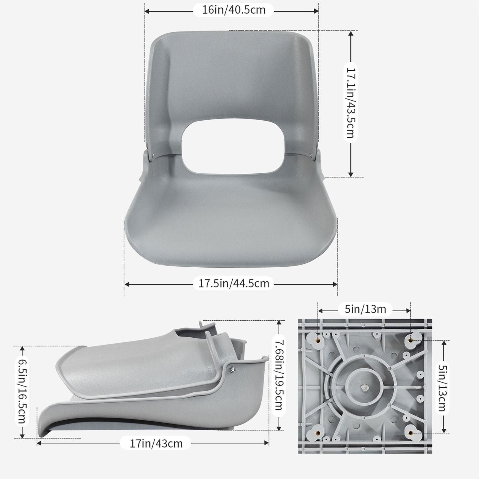 Fishing Boat Seat - Cadeira Dobrável para Barco com Encosto