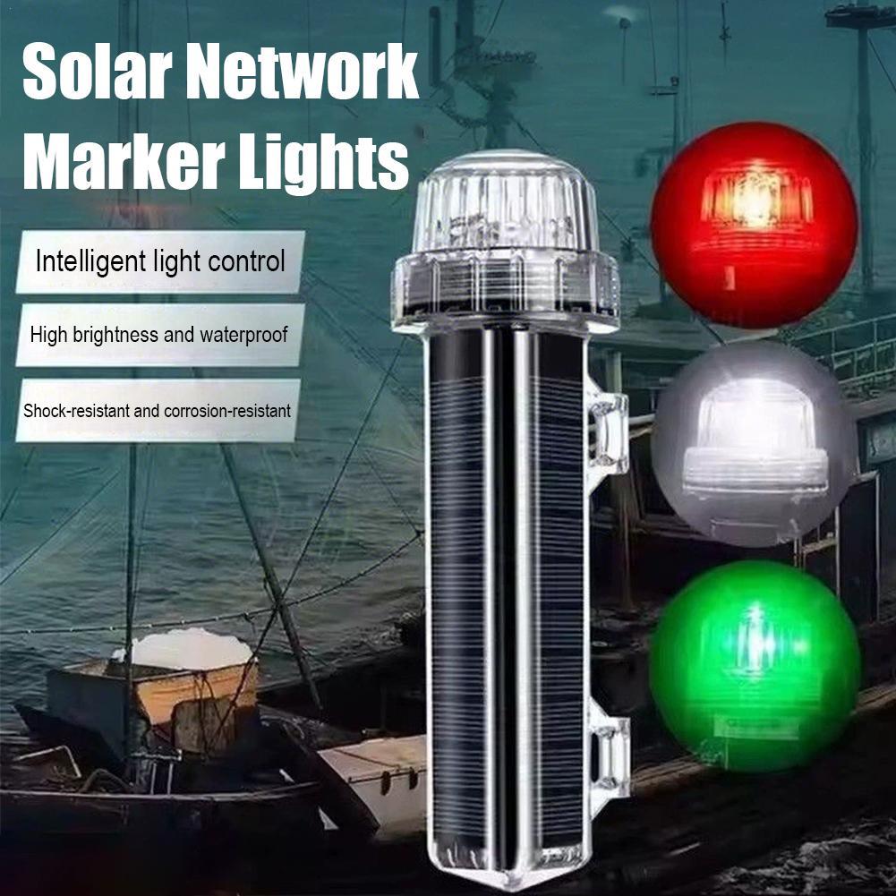 Fishing Boat Navigation Light - Luz de sinal solar oceano luz