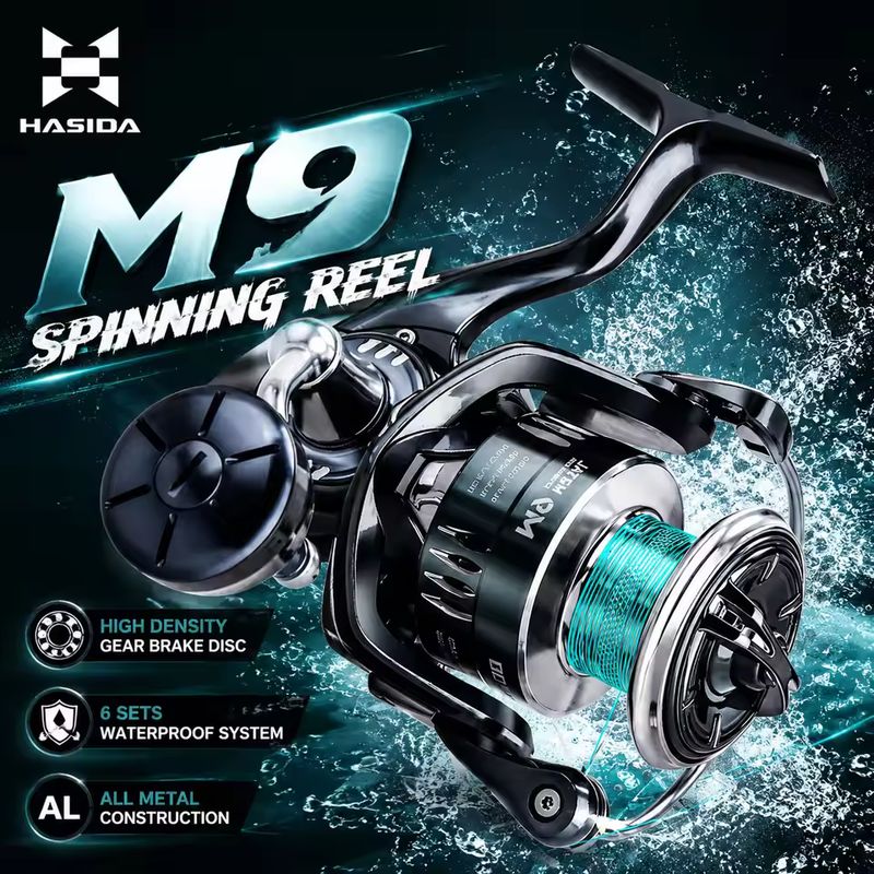 Carretilha de Pesca HASIDA M9, - Fishing Boat Steering Wheel avaliação e preço